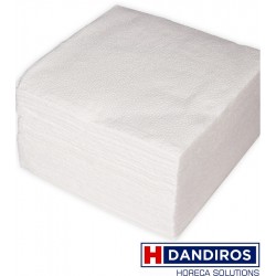 Servetele 25*25 Albe 1strat 100buc/pachet